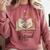 Retired 2025 A New Chapter Begins Retirement Teacher Book Comfort Colors Sweatshirt Orchid