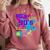 Retro 1980s 80's Baby 1990s 90's Made Me Nostalgia Birthday Premium Tri-Blend Comfort Colors Sweatshirt Orchid