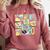 Retro 80s Nostalgia 1980s Throwback Party Costume Comfort Colors Sweatshirt Orchid