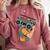 Retro 90s Boombox Nostalgia Party For Music Lovers Men Women Comfort Colors Sweatshirt Orchid
