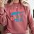 Retro Book Girl Summer Beach Vacation For Book Lover Comfort Colors Sweatshirt Orchid Retro Book Girl Summer Beach Vacation For Book Lover Comfort Colors Sweatshirt Orchid
