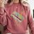 Retro Cassette And Pencil 80s 90s Nostalgia Music Lover Comfort Colors Sweatshirt Orchid