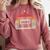 Retro Cassette Tape 80s 90s Nostalgia Comfort Colors Sweatshirt Orchid