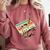 Retro Cassette Tape & Pencil Rewind Nostalgia Party 80s 90s Premium Comfort Colors Sweatshirt Orchid