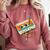 Retro Cassette Tape & Pencil Rewind Nostalgia Party 80s 90s Comfort Colors Sweatshirt Orchid