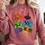 Retro Gamer Controller 80s 90s Video Game Arcade Nostalgia Comfort Colors Sweatshirt Orchid