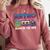 Retro Gaming Nostalgia Tee Perfect For 90s Lovers Premium Tri-Blend Comfort Colors Sweatshirt Orchid