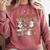 Retro Ghost Reading Book Teacher Librarian Bookish Christmas Comfort Colors Sweatshirt Orchid Retro Ghost Reading Book Teacher Librarian Bookish Christmas Comfort Colors Sweatshirt Orchid
