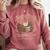 Retro North Pole Reading Club Hot Cocoa Book Lovers Xmas Comfort Colors Sweatshirt Orchid Retro North Pole Reading Club Hot Cocoa Book Lovers Xmas Comfort Colors Sweatshirt Orchid