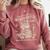 Retro Proud Anti Social Member Of Introverted Book Club Comfort Colors Sweatshirt Orchid