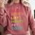 Retro Read Books Lift Heavy Pet Dogs Gym Book Lover Comfort Colors Sweatshirt Orchid