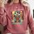 Retro Tech Stack 80s 90s Nostalgia Analog Devices Comfort Colors Sweatshirt Orchid