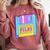 Retro TechnologyOld School Floppy Nostalgia 90s Generation Comfort Colors Sweatshirt Orchid