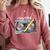 Rewind Cassette Tape Nostalgia 80s 90s Retro Music Lover Comfort Colors Sweatshirt Orchid