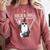 Rock & Roll Wizard Music Nostalgia Premium Tri-Blend Comfort Colors Sweatshirt Orchid