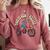 This How I Rolled Retro Tricycle 80s 90s Kid Nostalgia Comfort Colors Sweatshirt Orchid