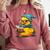 Rubber Duck Reading Book Rubber Duckie Reader Coffee Lover Comfort Colors Sweatshirt Orchid