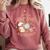 I Run ON HOT Tea & Books Reader Reading Meme Comfort Colors Sweatshirt Orchid