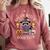 Salem Witch Book Club Bookish Halloween Raccoon Witchcraft Comfort Colors Sweatshirt Orchid