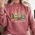 Seasons Readings All Booked For Christmas Book Reading Lover Comfort Colors Sweatshirt Orchid
