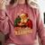 He Sees What You’Ve Been Reading Santa Book Lover Christmas Comfort Colors Sweatshirt Orchid
