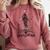 Sexy STFUATTDLAGG Hot Woman Reading Spicy Good Book Love Comfort Colors Sweatshirt Orchid