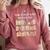 The Shelf Life Chose Me Bookstore Reading Lover Graphic Comfort Colors Sweatshirt Orchid