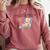 She's Got A Book For Every Situation Comfort Colors Sweatshirt Orchid