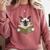 Siamese Cat Reading Book How To Train Your Human Humorous Comfort Colors Sweatshirt Orchid
