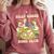 Silly-Goose Book Club Goose And Book Lovers Comfort Colors Sweatshirt Orchid