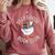 Silly Goose Book Club Reading Lover Comfort Colors Sweatshirt Orchid
