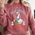 Silly Goose With Books Teacher Club School Educator Comfort Colors Sweatshirt Orchid Silly Goose With Books Teacher Club School Educator Comfort Colors Sweatshirt Orchid