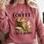 Sleeping Cat And Books With Coffee Lover Comfort Colors Sweatshirt Orchid