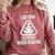 Slippery When Reading Unhinged Book Lover Meme Witty Comfort Colors Sweatshirt Orchid