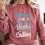 Snow Is Falling Books Are Calling Comfort Colors Sweatshirt Orchid