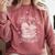 Snow Is Falling Books Are Calling Winter Reading Comfort Colors Sweatshirt Orchid