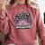 Sock Hop 50s Classic Car Nostalgia 1950s Greaser Comfort Colors Sweatshirt Orchid