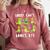 Sorry Can't Books Bye Dinosaur Librarian Bookworm Teacher Comfort Colors Sweatshirt Orchid