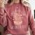 Spicy Book Club Dark Romance Reader Spicy Bookish Skeleton Comfort Colors Sweatshirt Orchid