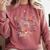 Splash Water Frutiger Aero Y2K Style Clownfish Premium Comfort Colors Sweatshirt Orchid