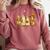 Spooky Halloween Book Lover Halloween Reading Goose Comfort Colors Sweatshirt Orchid