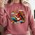 Squirrel Reading a Book Lover Bookworm Comfort Colors Sweatshirt Orchid