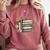Subtle Book Anti Trump Women Book Loves Retro Comfort Colors Sweatshirt Orchid