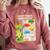 Superman Kryptonite Handbook Premium Tri-Blend Comfort Colors Sweatshirt Orchid