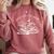 Support Your Local Library Book Reading Books Comfort Colors Sweatshirt Orchid