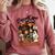 Support Your Local Trick Or Treaters Retro Spooky Nostalgia Comfort Colors Sweatshirt Orchid