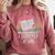 I Survived AP Lang Retro Book Graphic Comfort Colors Sweatshirt Orchid