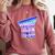 Temporal Trends Vaporwave Style Retro Nostalgia Look Comfort Colors Sweatshirt Orchid