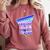 Temporal Trends Vaporwave Style Retro Nostalgia Look Premium Tri-Blend Comfort Colors Sweatshirt Orchid