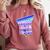 Temporal Trends Vaporwave Style Retro Nostalgia Look Comfort Colors Sweatshirt Orchid